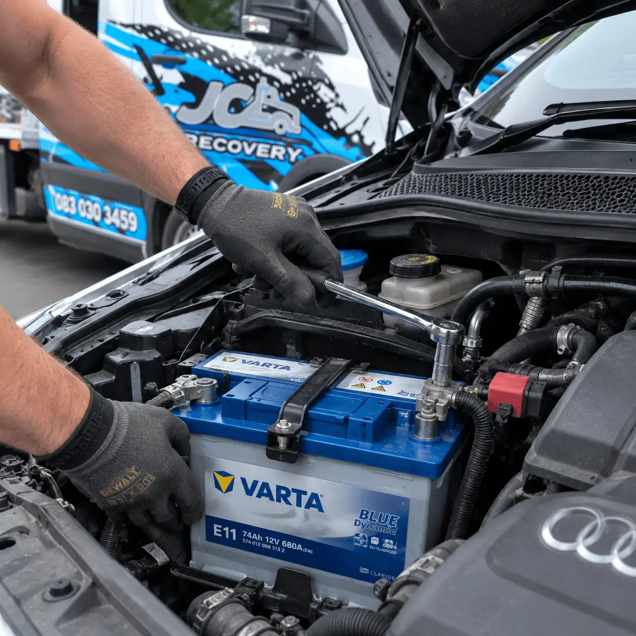 Mobile car battery replacement and fitting in Dublin
